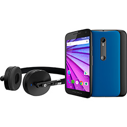 Tudo sobre 'Smartphone Motorola Moto G (3ª Geração) Music Dual Chip Desbloqueado Android Lollipop 5.1 Tela 5" 16GB Wi-Fi Câmera de 13MP - Preto'