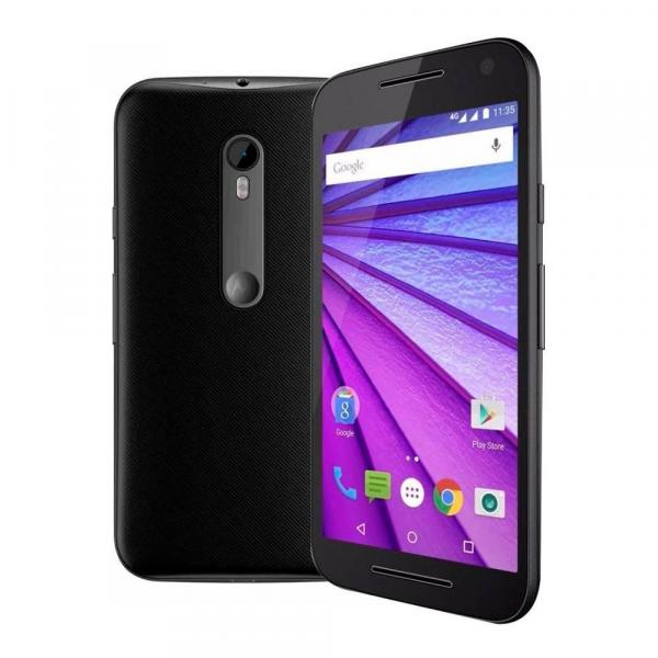 Smartphone Motorola Moto G3, Preto, XT1543, Tela de 5", 16GB, 13MP