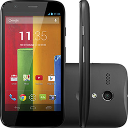 Smartphone Motorola Moto G Desbloqueado Preto Android 3G Câmera 5MP Memória Interna 8GB
