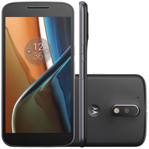 Smartphone Motorola Moto G4, 4G Android 6.0 Octa Core 16GB Câmera 13.0MP Tela 5.5, Preto