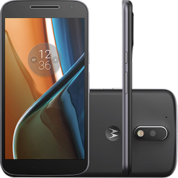 Smartphone Motorola Moto G4 Dual Chip Android 6.0 Tela 5.5'' 16GB Câmera 13MP - Preto