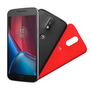 Smartphone Motorola Moto G4 Plus XT1641 Preto com 32GB, Tela de 5.5 Camera 16MP