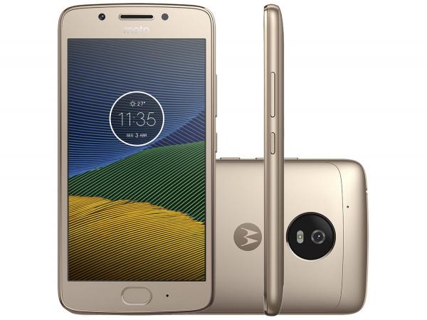 Tudo sobre 'Smartphone Motorola Moto G5 32GB Ouro Dual Chip 4G - Câm. 13MP + Selfie 5MP Tela 5” Octa Core'
