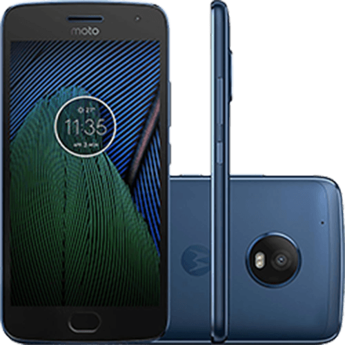 Smartphone Motorola Moto G5 Plus Dual Chip Android Nougat 7.0 Tela 5,2" Octa-Core 2GHz 32GB 4G Câmera 12MP - Azul Safira