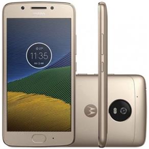 Tudo sobre 'Smartphone Motorola Moto G5 XT1676 16GB/3BG LTE Dual Sim Tela 5.0´´FHD Câm.13MP+5MP-Dourado'