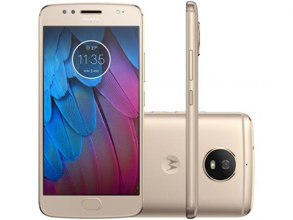 Smartphone Motorola Moto G5s 32GB Ouro - Dual Chip 4G Câm. 16MP + Selfie 5MP Tela 5,2”