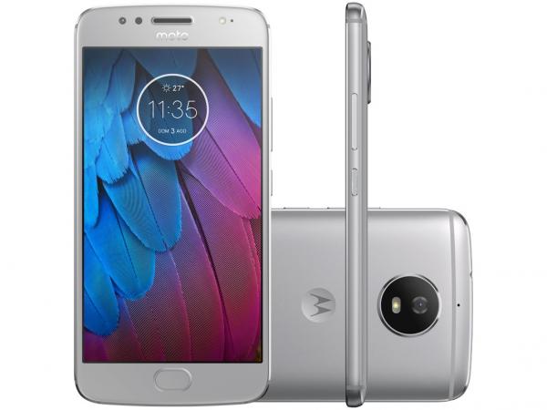 Smartphone Motorola Moto G5s 32GB Prata - Dual Chip 4G Câm. 16MP + Selfie 5MP Tela 5,2”