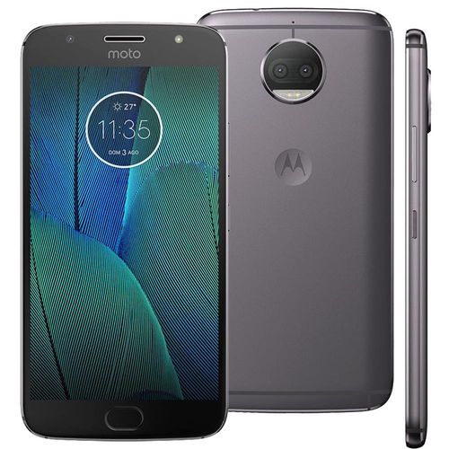 Smartphone Motorola Moto G5s Plus 64gb 4gb Ram Lte 5.5 Câm.13mp/13mp+8mp- Grafite