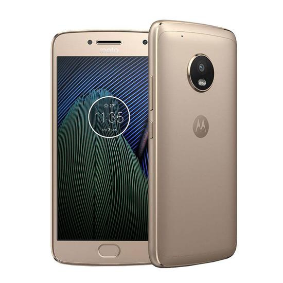 Smartphone / Motorola / Moto G5S PLUS XT-1800 / Tela de 5.5 / Dual Sim / 32GB - Dourado