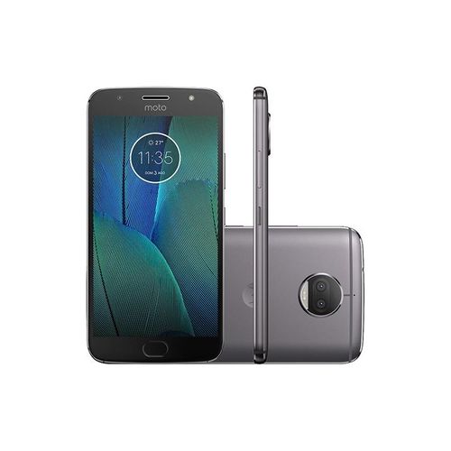 Smartphone Motorola Moto G5S Plus XT1805 Dual SIM 32GB 5.5" Full HD Camera Dupla 13MP/8MP Sensor Digital - Grafite