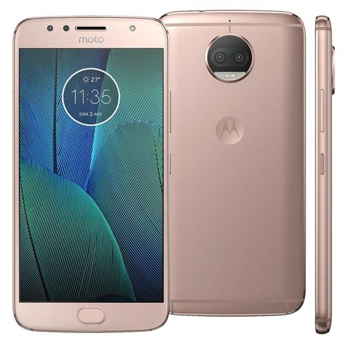 Smartphone Motorola Moto G5S Plus XT1805 Dual SIM 32GB 3GB RAM 5.5" Full HD 13+13MP/8MP HDR+ Sensor Digital - Dourado