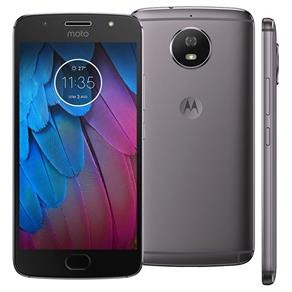 Smartphone Motorola Moto G5s XT1792 Platinum com 32GB, Tela de 5.2'', Dual Chip, Android 7.1, 4G, Câmera 16MP, Processador Octa-Core e 2GB de RAM