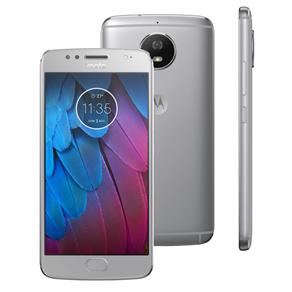 Smartphone Motorola Moto G5s XT1792 Prata com 32GB, Tela de 5.2'', Dual Chip, Android 7.1, 4G, Câmera 16MP, Processador Octa-Core e 2GB de RAM