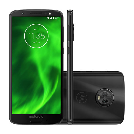 Smartphone Motorola Moto G6 64Gb Dual Chip Tela 5.7` Octa-Core 1.8 Ghz 4G Câmera 12 + 5Mp (Dual Traseira) - Preto