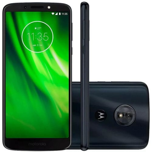 Smartphone Motorola Moto G6 Play XT1922-10 Dual Sim Android Oreo - 8.0 Tela 5.7" Octa-Core 1.4 GHz 32GB 4G Câm 13MP - Índigo