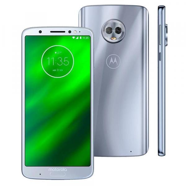 Smartphone Motorola Moto G6 Plus XT1926 64GB 4GB RAM 12MP Tela 5.9 Topazio