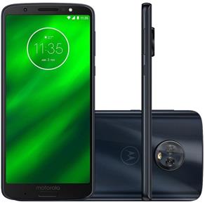 Smartphone Motorola Moto G6 Plus XT1926-3 64GB Dual Sim Tela Max Vision Full HD+ 5.9" Camera Dupla 12MP/5MP+8MP-Indigo