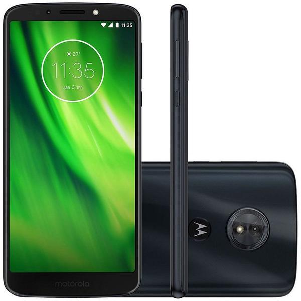 Smartphone Motorola Moto G6 XT1925 64GB Dual Chip, 4G, Android 8.0, Câm 12MP, Tela 5.7, Wi-Fi Preto