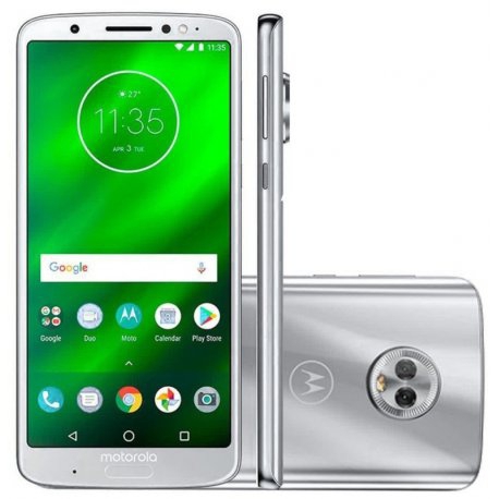 Smartphone Motorola Moto G6 Xt1925 3ram 32gb Tela 5.7” Lte Dual Prata