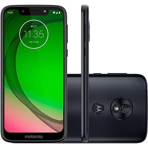 Smartphone Motorola Moto G7 Play Índigo 32GB 5.7" 2GB Octacore 1.8GHZ 13MP 8MP Android 9.0