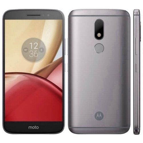 Smartphone Motorola Moto M XT1663 32GB/4GB LTE Dual Sim Tela 5.5" Câm.16MP+8MP-Cinza
