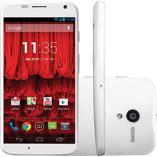 Smartphone Motorola Moto X Desbloqueado Android 4.2.2 Tela 4.7" 16GB Câmera 10MP e Frontal 2MP - Branco