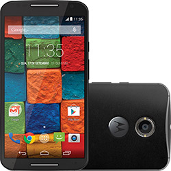 Tudo sobre 'Smartphone Motorola Moto X 2ª Geração Desbloqueado Android 4.4 Tela 5.2" 32GB 4G 13MP Wi-Fi - Preto Couro'