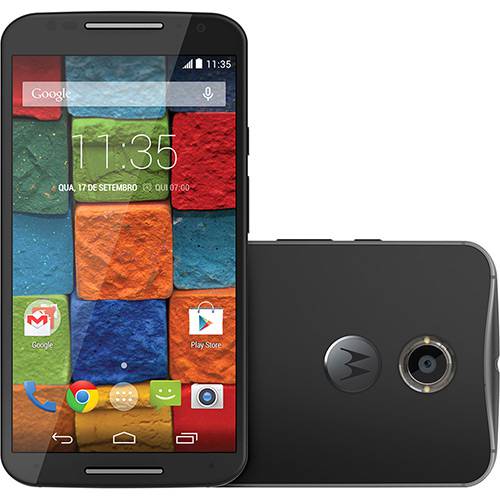 Tudo sobre 'Smartphone Motorola Moto X 2ª Geração Desbloqueado Claro Android 4.4 Tela 5,2" 32GB 4G Câmera 13MP - Preto'