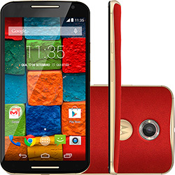 Smartphone Motorola Moto X 2ª Geração Rouge Desbloqueado Android 5.0 Tela 5.2" 32GB 4G Câmera 13MP - Rouge