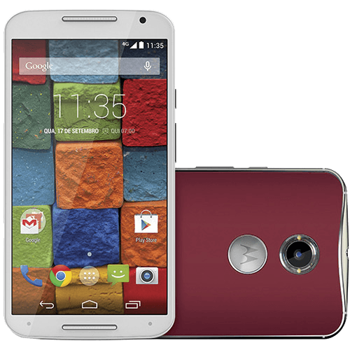 Tudo sobre 'Smartphone Motorola Moto X 2ª Geração Rouge Desbloqueado Android Lollipop 5.0 Tela 5.2" 32GB 4G Wi-Fi Câmera 13MP - Vermelho'