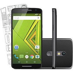 Smartphone Motorola Moto X Play Edição Especial Moto Retrô Dual Chip Desbloqueado Android 5.5" 32GB 4G 21MP - Preto