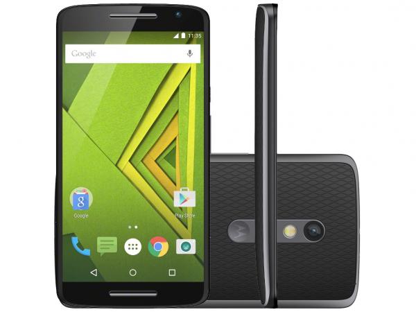 Smartphone Motorola Moto X Play 32GB Preto - Dual Chip 4G Câm. 21MP + Selfie 5MP Tela 5.5”