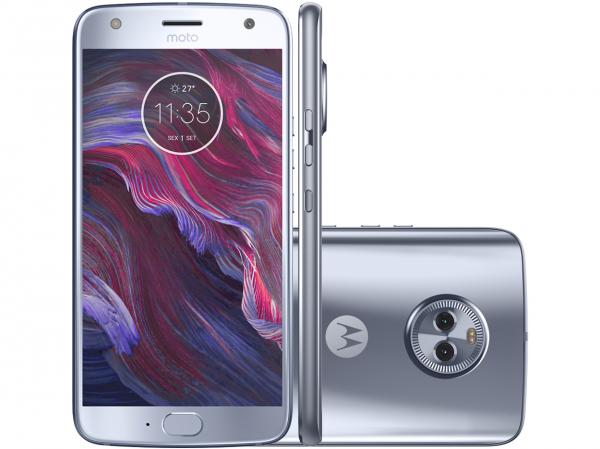 Smartphone Motorola Moto X4 32GB Azul Topázio - 4G Dual Câm. 12 MP + 8 MP + Selfie 16MP Tela 5,2”