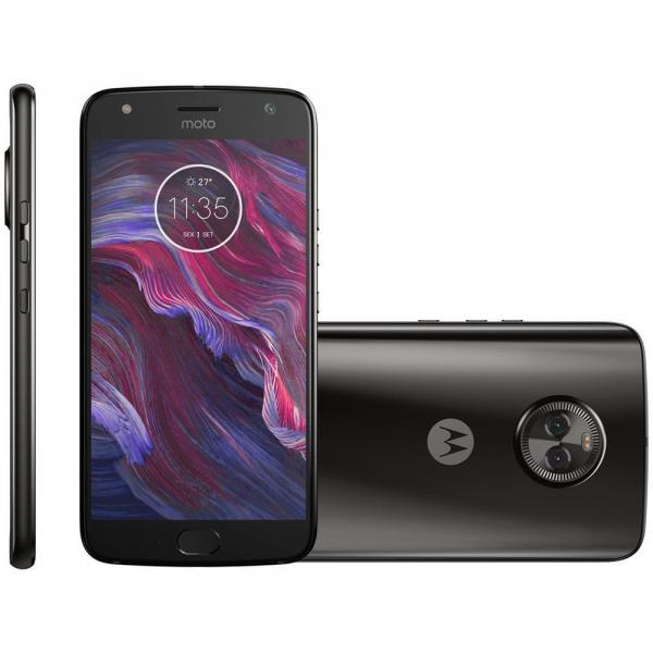 Smartphone Motorola Moto X4 XT1900 Preto com 32GB, Tela de 5.2, Dual Chip, Android 7.1, Câmera Dual - 12 MP + 8 MP, Processador Octa-Core e 3GB RAM
