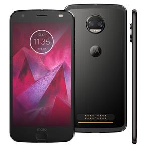 Smartphone Motorola Moto Z2 Force Edition Ônix 64GB, Tela 5.5'', Dual Chip, Câmera Traseira Dupla, Android 7.1, Processador Octa-Core e 6GB de RAM