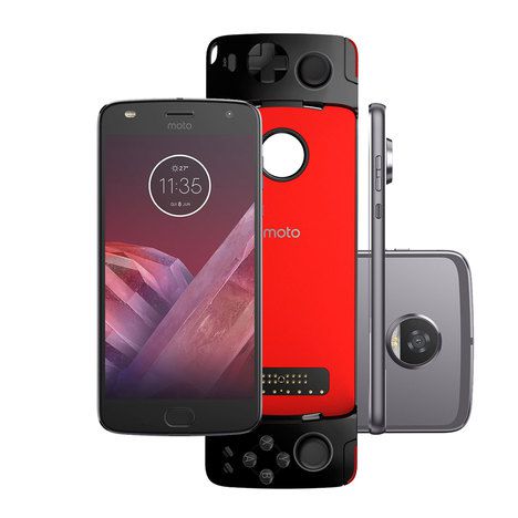 Smartphone Motorola Moto Z2 Play Gamepad Edition - 64GB Platinum Dual Chip 4G Câm. 12MP + Selfie 5MP