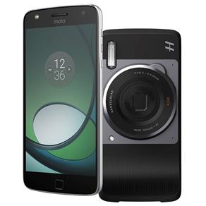 Smartphone Motorola Moto Z Play Hasselblad True Zoom Edition Grafite com 32GB,Tela 5.5'', Dual Chip, Câm. 16MP, 4G, Android 6.0, Processador Octa-Core