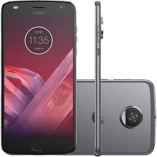 Tudo sobre 'Smartphone Motorola Moto Z2 Play New Sound Edition Dual Chip Tela 5.5" Android 7.1 Nougat Octa-Core 2.2 GHz (Snapdragon 626) 64GB 4G Wi-Fi Câmera 12MP - Platinum'