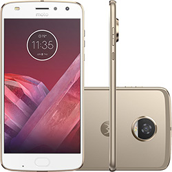 Smartphone Motorola Moto Z2 Play - Sound Edition Dual Chip Android 7.1.1 Nougat Tela 5,5" Octa-Core 2.2 GHz 64GB 4G Câmera 12MP - Ouro