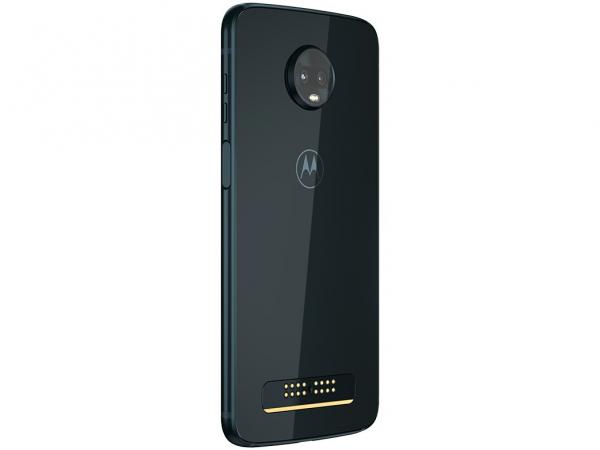 Smartphone Motorola Moto Z3 Play Stereo Speaker - 64GB Índigo 4G 4GB RAM 6” Câm. Dupla + Selfie 8MP