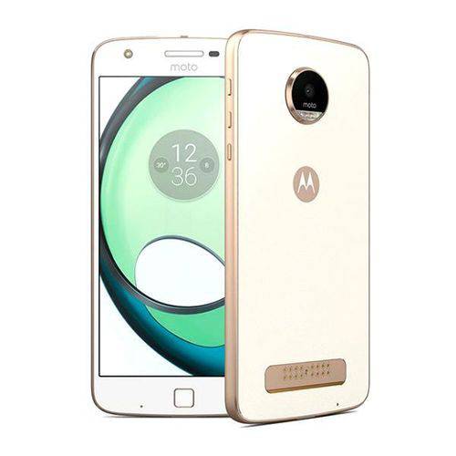 Smartphone Motorola Moto Z Play Xt1635-02 Ds 32gb 5.5" 16/5mp os 6.0.1 - Branco/dourado