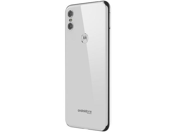 Smartphone Motorola One 64GB Branco 4G Qualcomm - 4GB RAM Tela 5,9” Câm. Dupla + Câm. Selfie 8MP