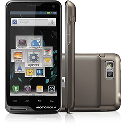 Tudo sobre 'Smartphone Motorola XT682 Atrix TV Cinza Escuro - 3G Wi-Fi Android Tela Touch 4" Câmera 8MP Flash LED Câmera Frontal Cartão de Memória 2GB'