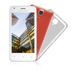 Smartphone Ms45 Branco Quadcore Dual Cam 3mp + 5mp 8gb Android +1 Case Colorido - P9010