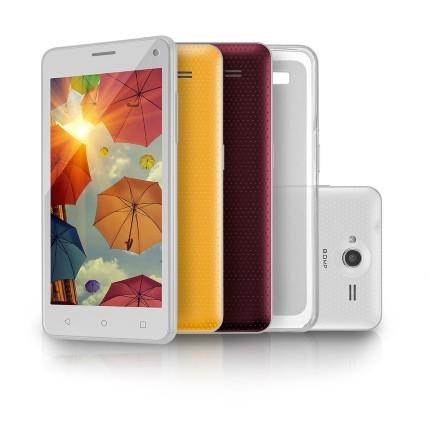 Smartphone MS50 5 Colors Tela 5" 8.0MP 3G Quad Core 8GB Android 5.0 Branco Multilaser - P9031