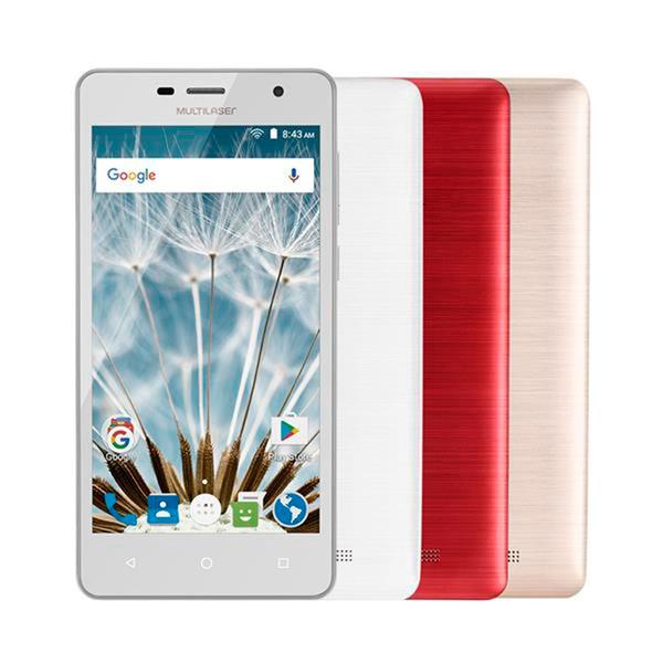 Smartphone Ms50s Branco/Dourado 8Gb Memória - Multilaser MUL-024