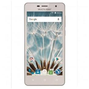 Smartphone MS50S 3G Tela 5" Dual Câmera 5MP+8MP Android 6.0 Multilaser Branco - NB705