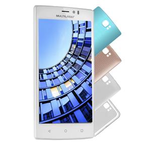 Smartphone MS60 4G QuadCore 2GB RAM Tela 5,5 Pol. Dual Chip Android 5 Branco - NB231