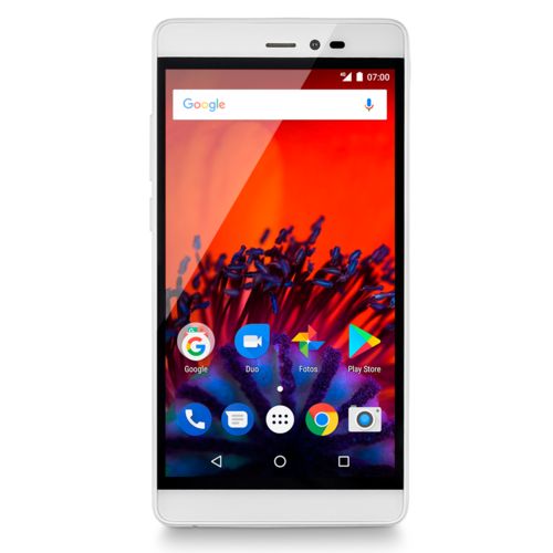 Smartphone MS60F 4G Tela 5,5 Impressão Digital 1GB RAM Android 7 Multilaser Dourado/Branco - P9056