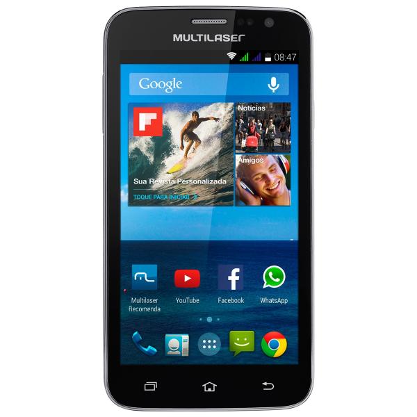 Smartphone Msx Preto Android 4.4 Tela 5 Pol P3304 Multilaser